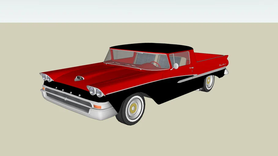 1958 Ford Ranchero | 3D Warehouse