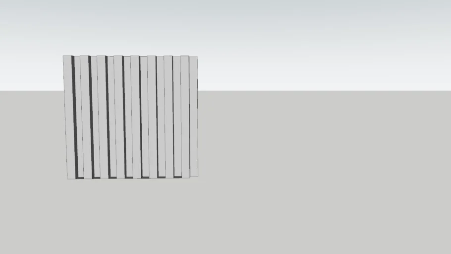 300X300 FLUTED PANEL