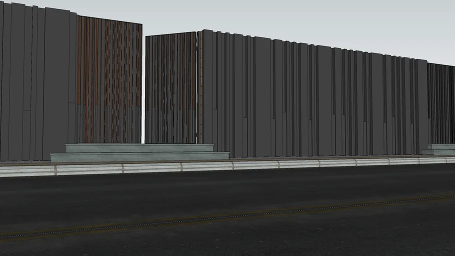 exterior modern wall design-latest blow up