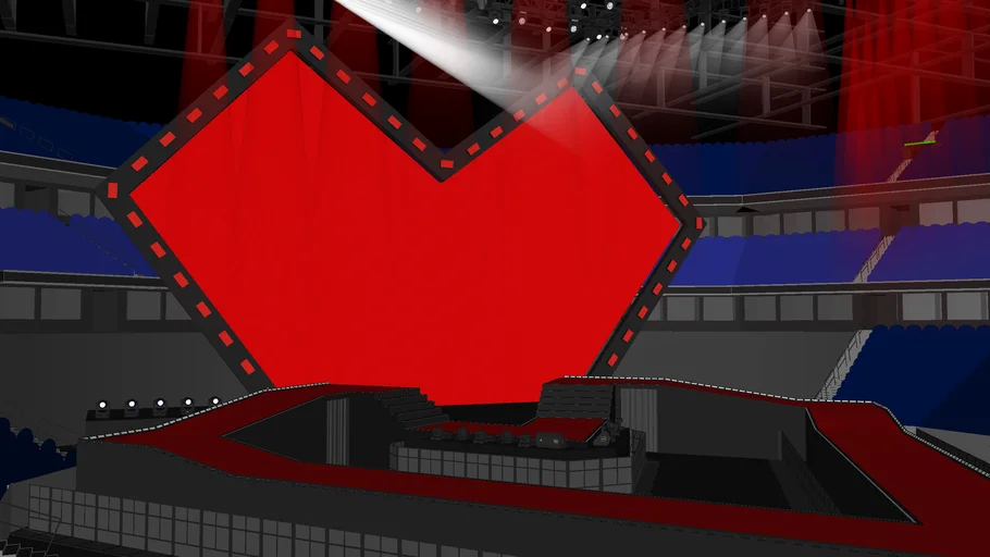 AVRIL LAVIGNE - LOVE SUX TOUR STAGE CONCEPT