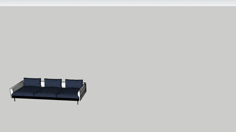 flamingo sofa zanotta