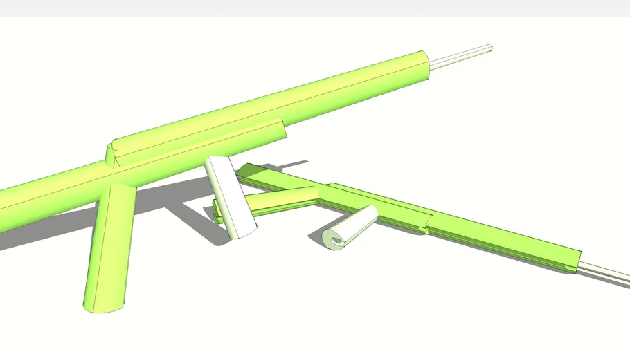Banana Rifle our childhood's toy | 3D Warehouse