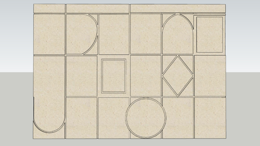 Wall design | 3D Warehouse