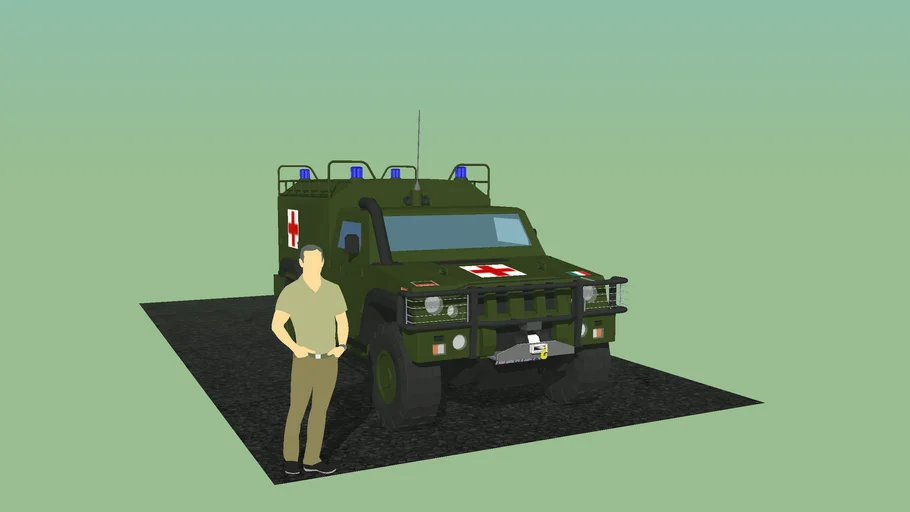 Italy - MMM013 - Esercito Italiano - Iveco LMV Lince (ambulanza)