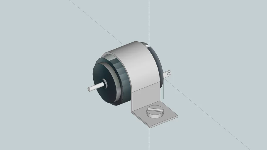 Motor y abrazadera