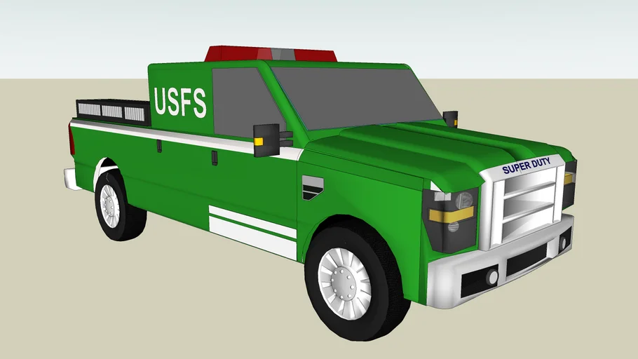 USFS FIRE UNIT FORD F350 | 3D Warehouse