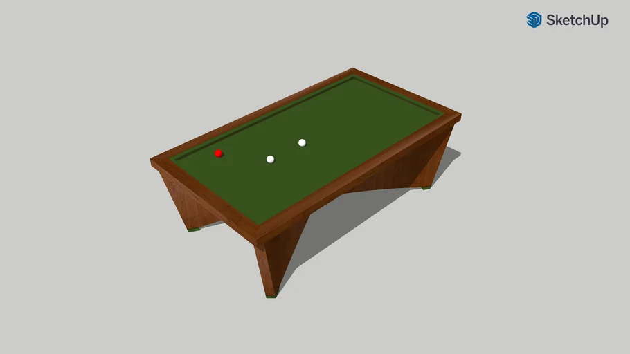 Billard Table traditionnel bois vernis