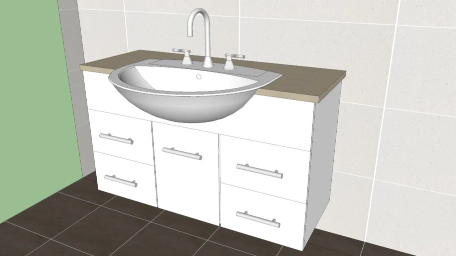 Wall Hung 900mm Vanity Unit