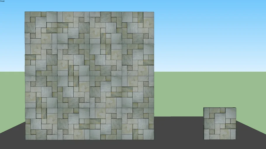 MOSAICO 51010 IRT PEDRA CAXAMBU BRANCA - PIETRE COLORATE