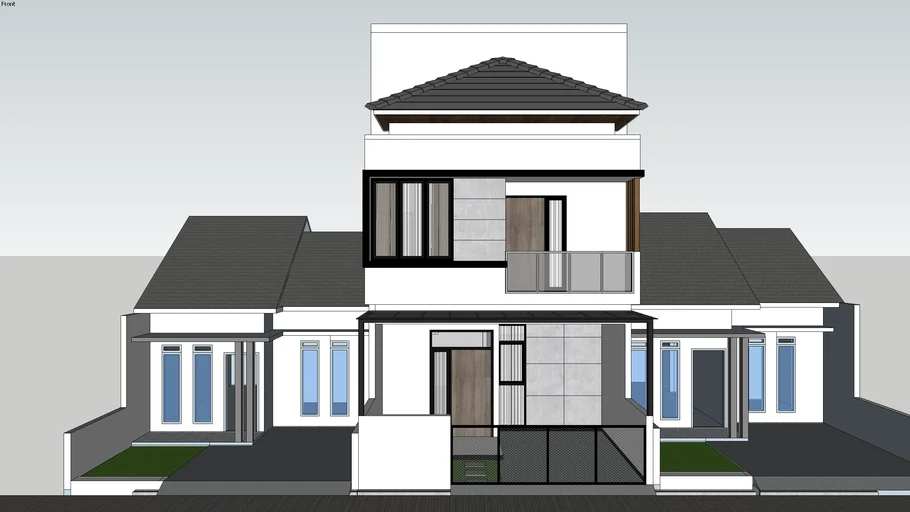 Rumah 6x12 2 Lantai Rooftop ( House 2 Floor with Rooftop )