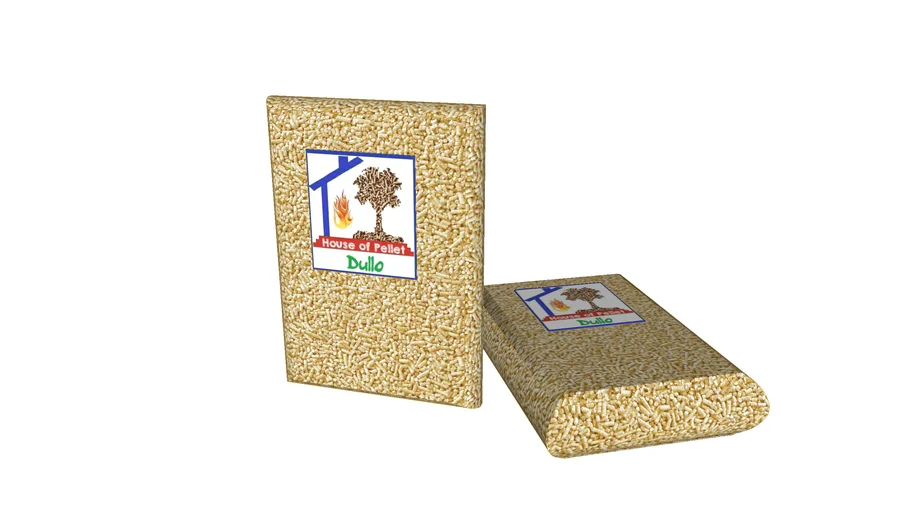 WOODEN PELLET BAG