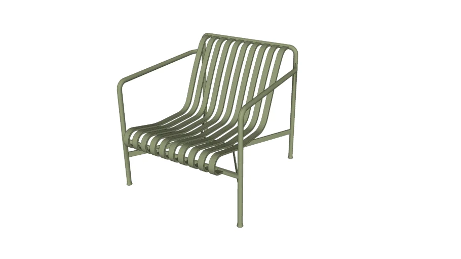 HAY -  Palissade lounge outdoor chair (low)