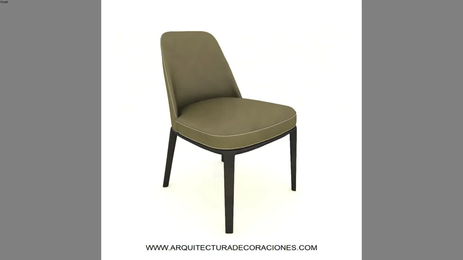 silla para comedor verde