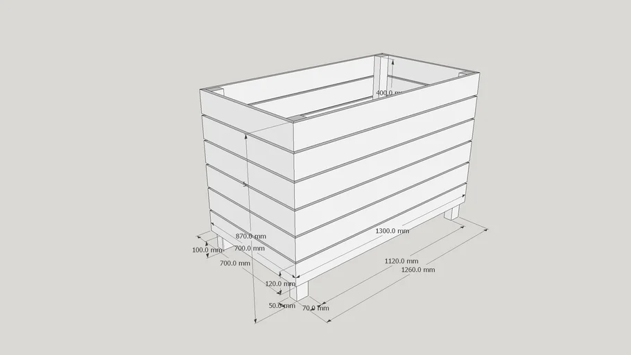 Raised Bed | 3D Warehouse