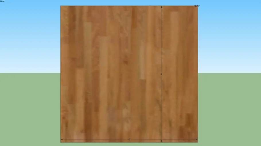 4' x 4' wood mdf panel - 1/2"