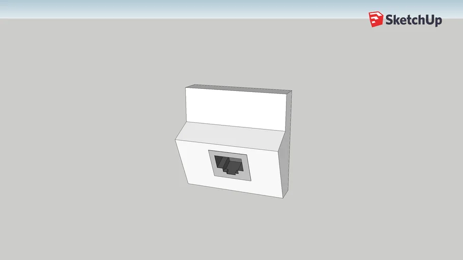 Ethernet LAN port wall RJ45