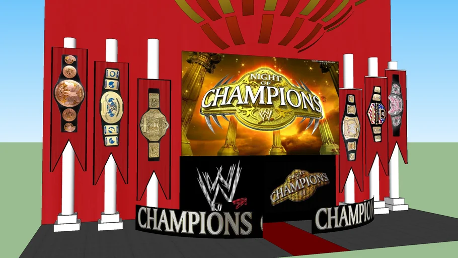 WWE NIGHT OF CHAMPIONS 2012 STAGE