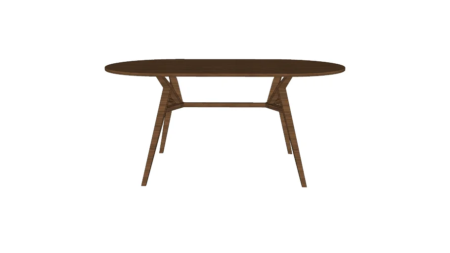 Mesa oval tevo - TOKSTOK - (76.5cmX165.5cmX90cm)