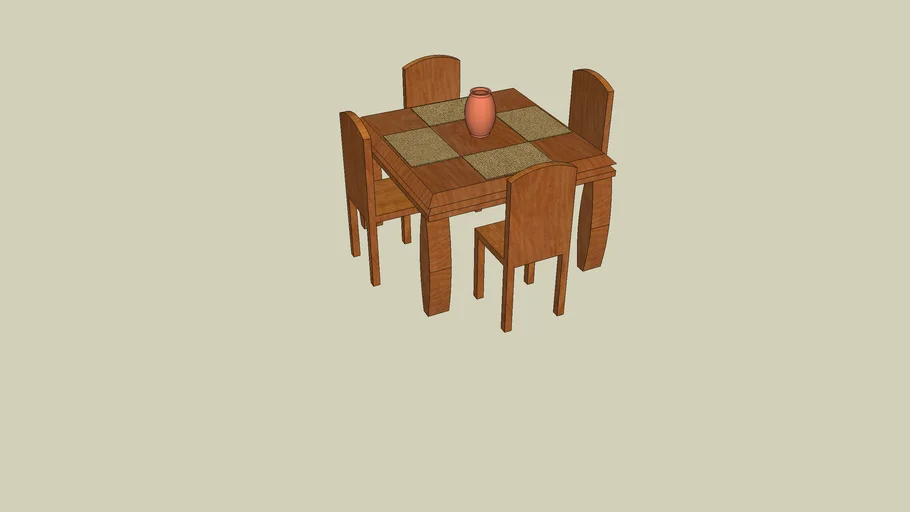 Table Set | 3D Warehouse