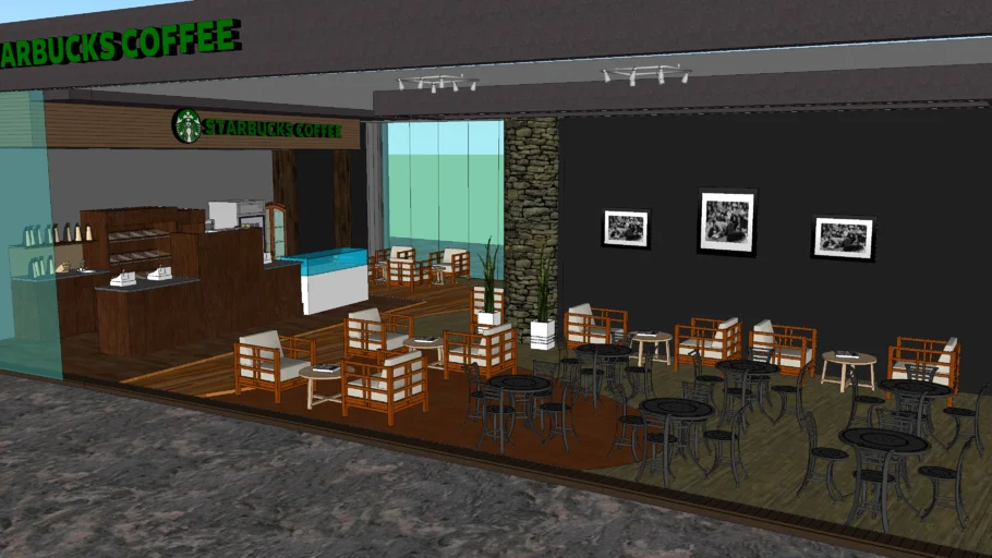 Starbucks coffee interior BENEVINN