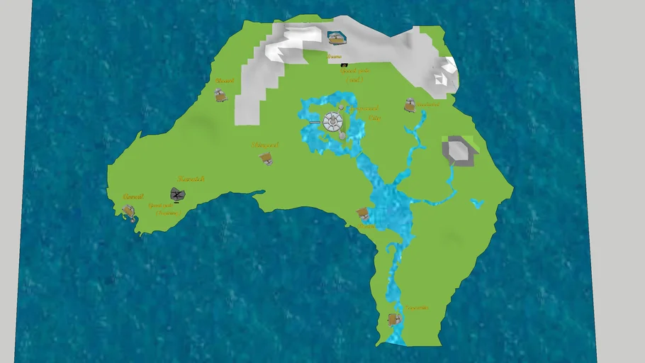 Map of cyrodiil
