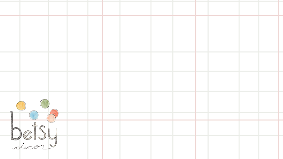 Grid Cinza e Rosa Papel de Parede - Betsy Decor
