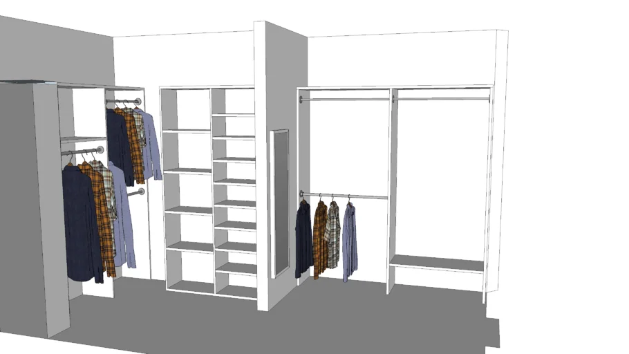 Closet 3 | 3D Warehouse