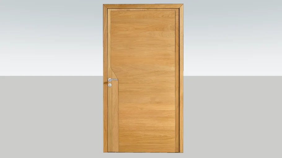 Hegoa 3D ® GAMME DESIGN Porte Rozière Hegoa 3D ® - Chêne sélectioné clair brossé