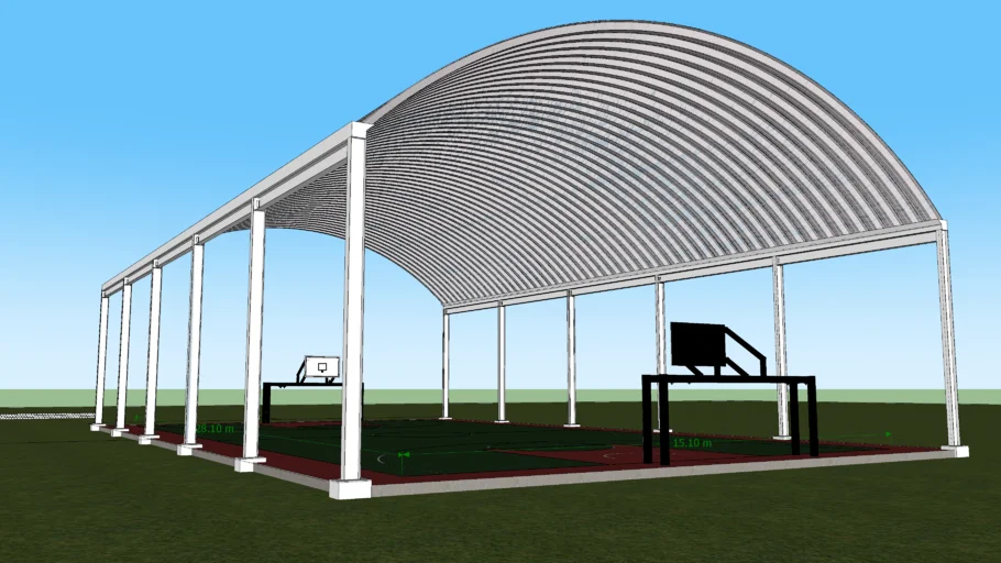 Cubierta Arcotecho Cancha
