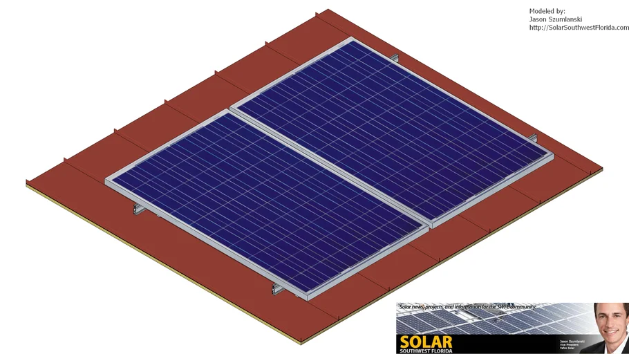 Solar Module Mount on Using S-5! Clamps and Unirac SolarMount Rails