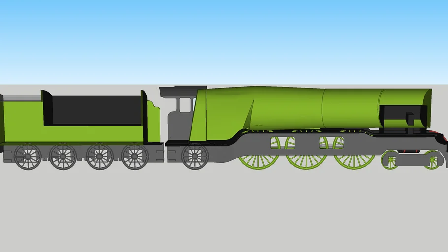 Inside of the Flying Scotsman without Pipes