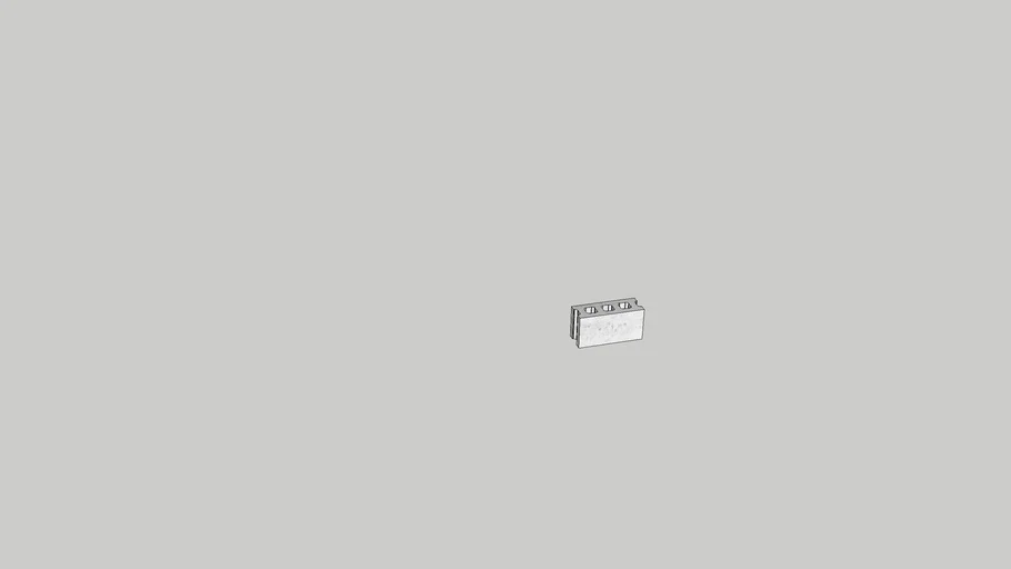 Hollow Concrete Block | 3D Warehouse