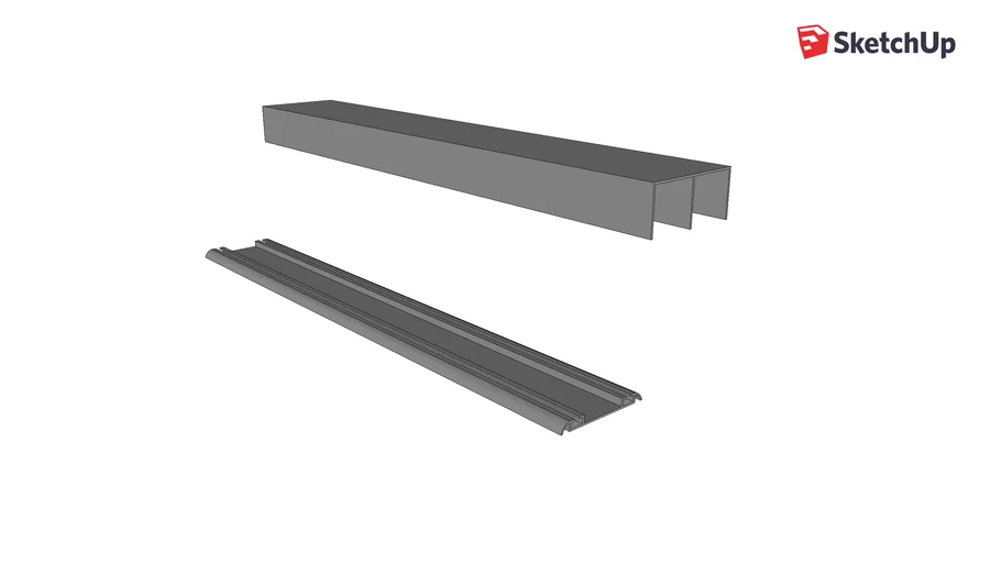 Trilho Portas de Correr Modelo RO 64 e RO 65