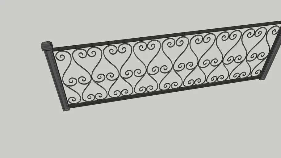 wrought iron rail