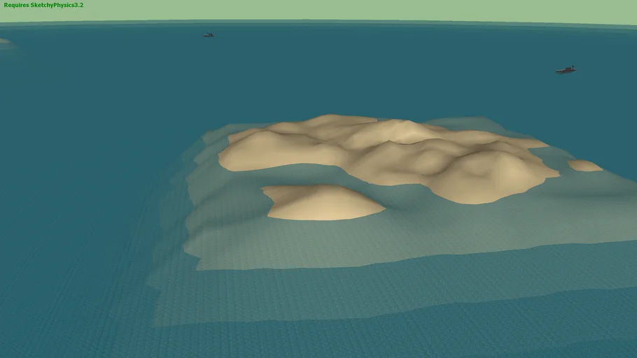 sketchyphysics island