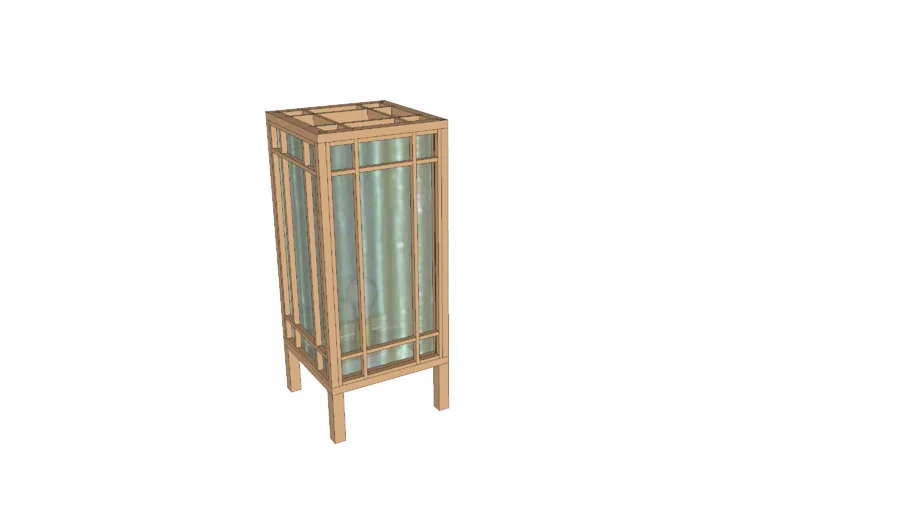 Rice paper lamp