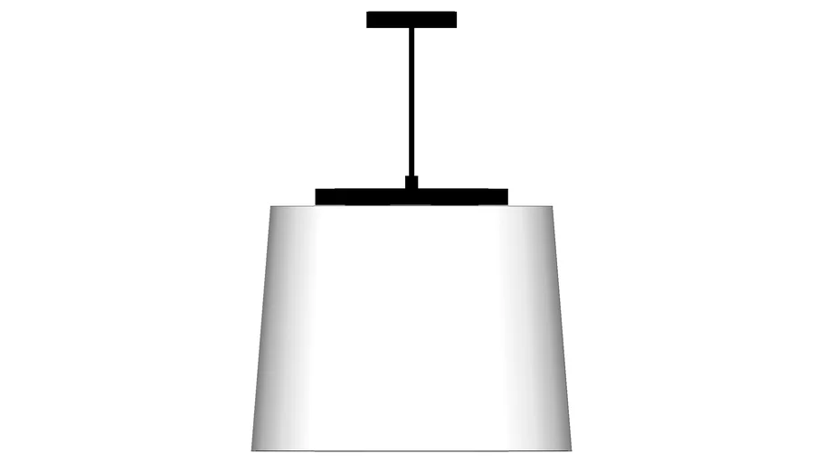 Light Drum Pendant (White)