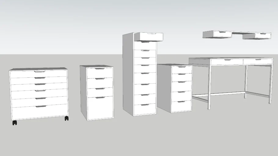 Ikea "Alex" Office Suite
