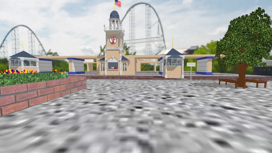 Six Flags Great Adventure Entrance