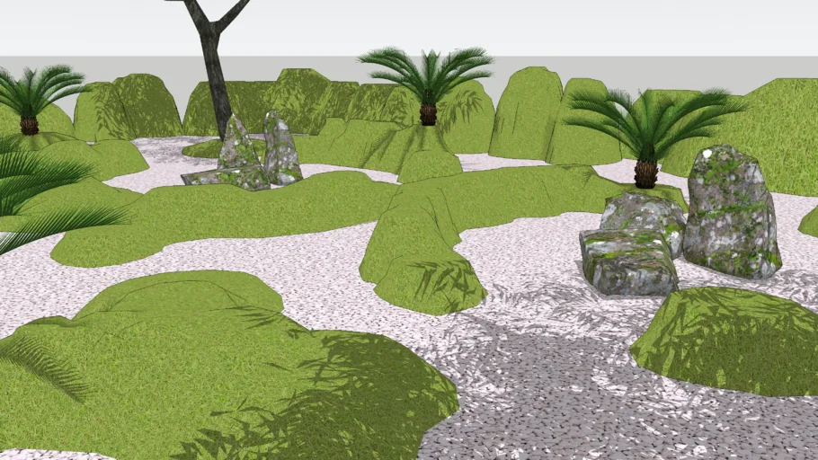Earth Mound for Landscaping