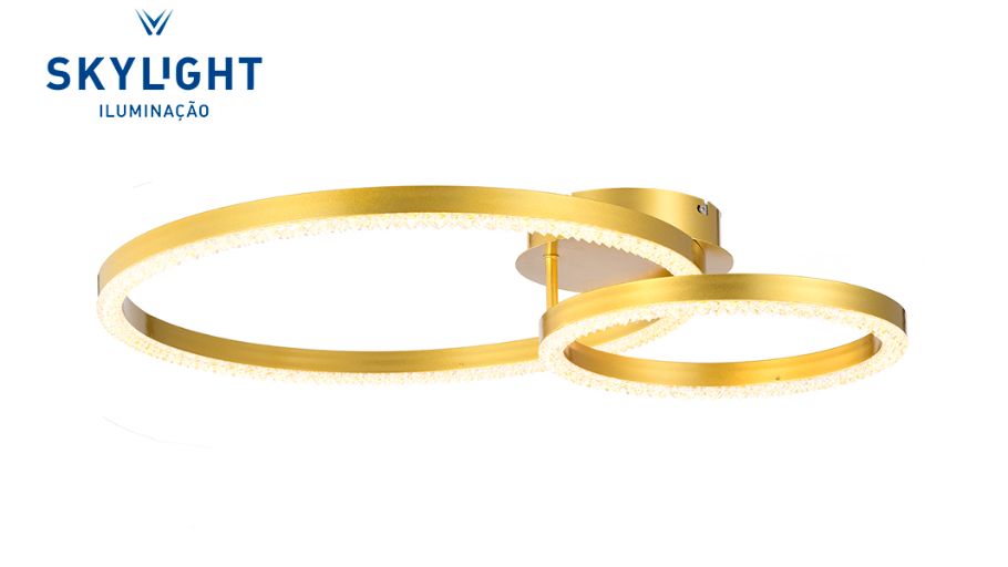 Plafon Holly SKY-4002DO - Dourado | Skylight