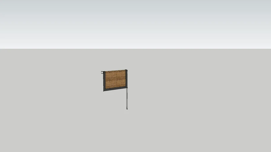 Roller blind (jute)