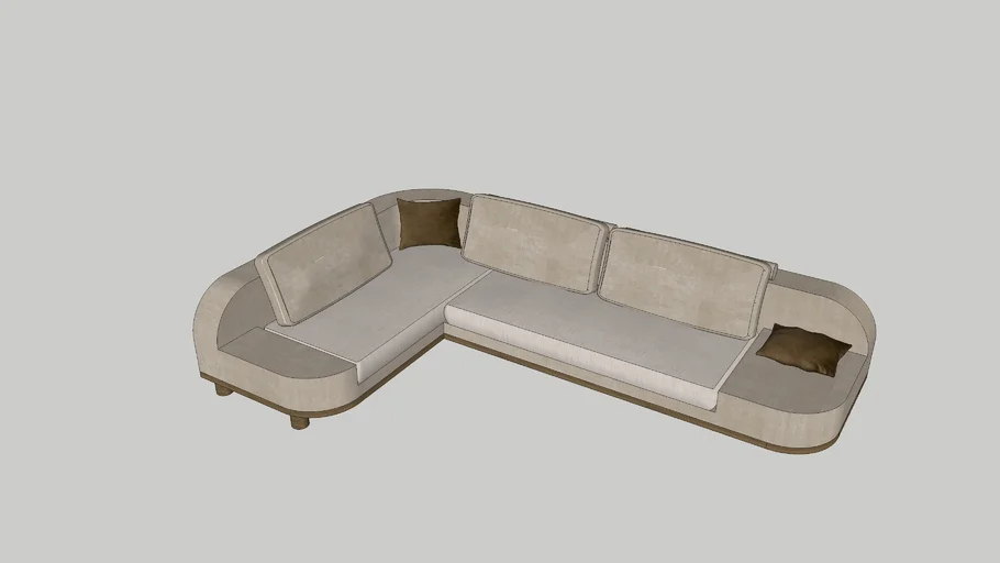 Modern Minimalistic Sofa + Curve MK11