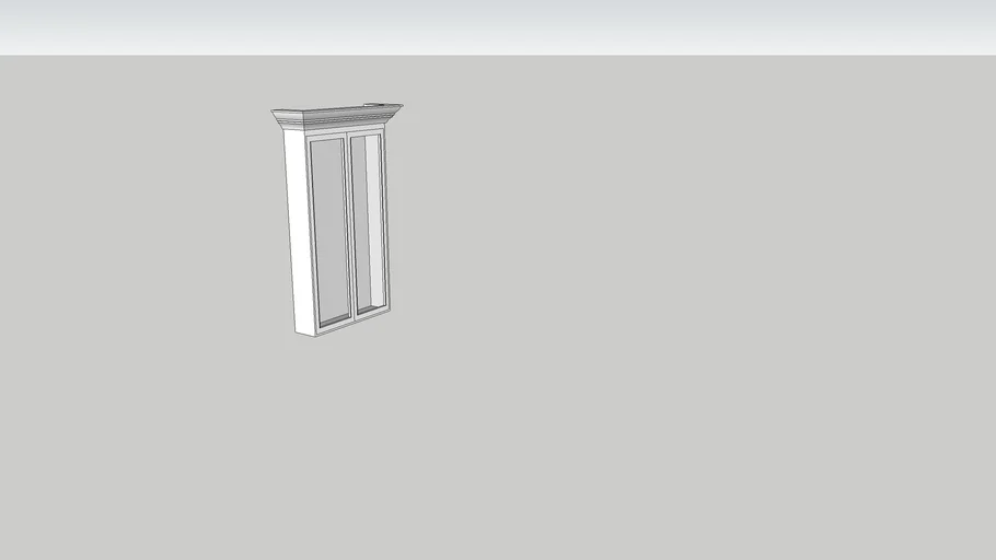 cabinet with cornice