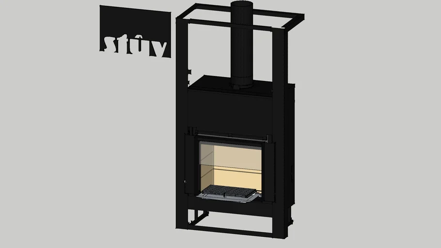 Stûv 22 90 I with Integrated Structure | 3D Warehouse