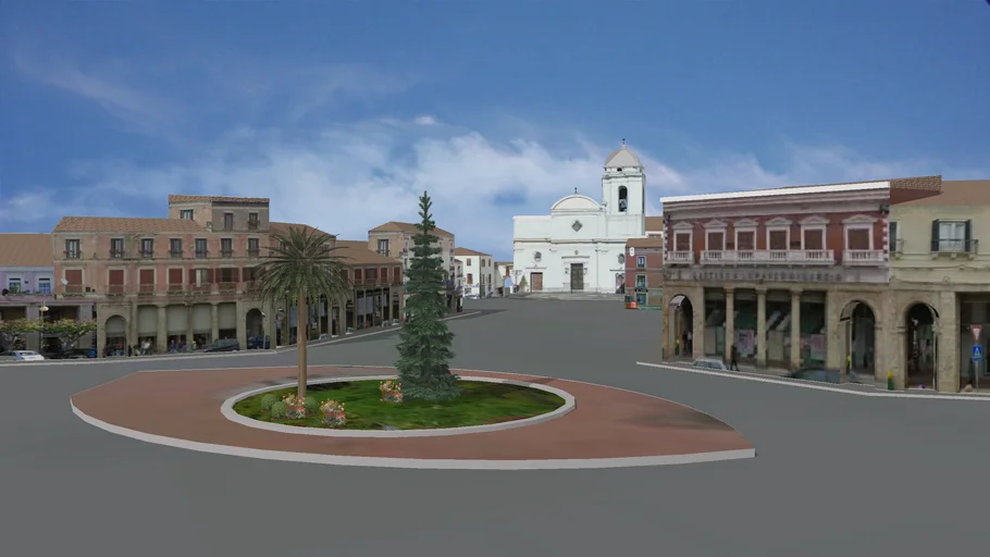 Piazza Pitagora a Crotone