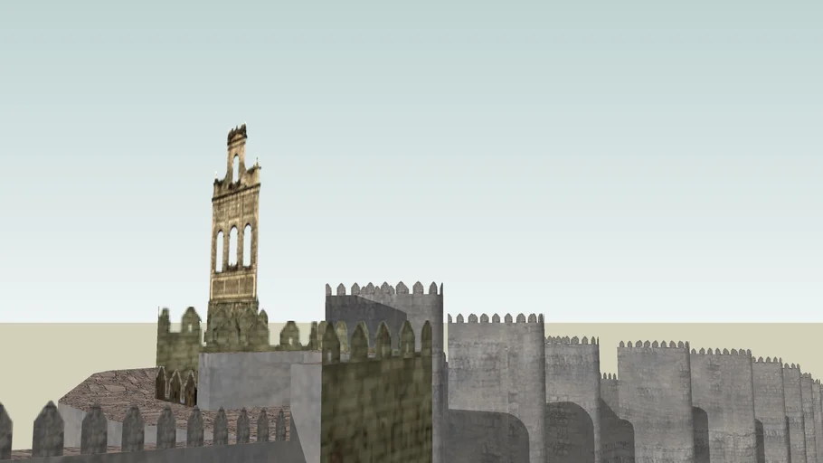 Murallas de Ávila IV. Espadaña del Carmen.