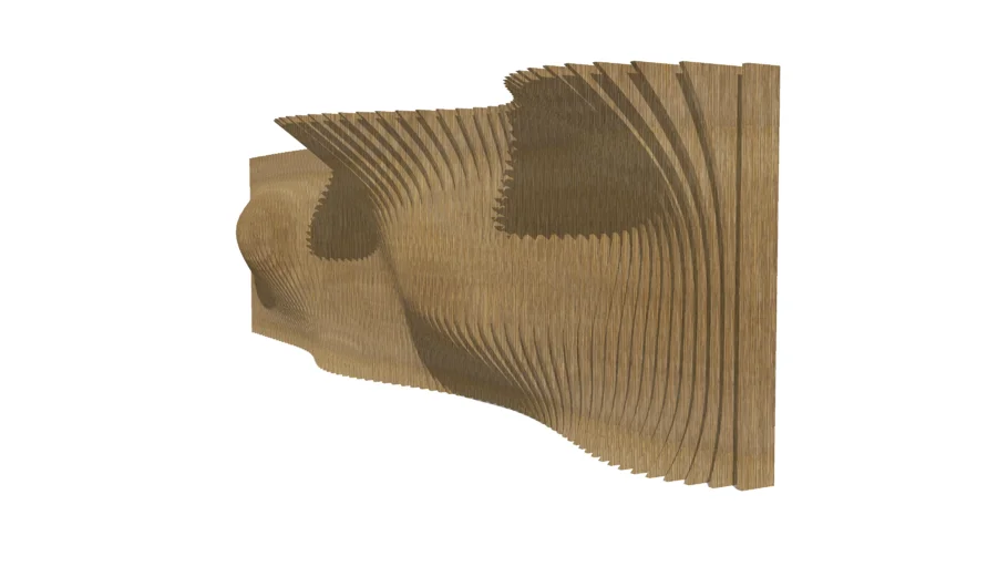 Parametric wave wall