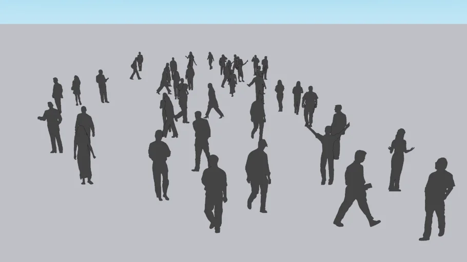 Personas Sombras, people shadow