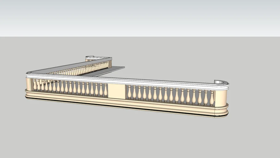 Concrete balustrade